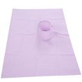 thumbnail image 1 of Sábana de algodón para camilla de masajes de salón de belleza con orificio para la cara (70 x 100 cm), color azul violeta, 1 of 14