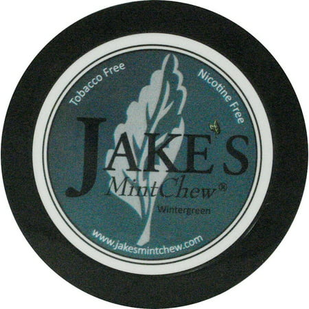 Jake's Mint Chew - Wintergreen - 5 pack - Tobacco & Nicotine (Best Kind Of Chewing Tobacco)