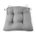 thumbnail image 5 of Mainstays Faux Suede 14.5" Chair Cushion with Ties, 4 Pack, Grey Flannel, 5 of 5