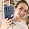 thumbnail image 3 of for Samsung Galaxy S25 Ultra Magnetic Phone Case with Wristband, Magnetic Case [Support Wireless Charging] PU Leather Hard PC Slim Shockproof Protective Cover for Samsung Galaxy S25 Ultra, Blue, 3 of 9