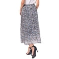 thumbnail image 3 of INSPIRE CHIC Floral Skirt for Women 2026 A Line High Waisted Casual Boho Summer Midi Skirts XL Dark Blue, 3 of 6