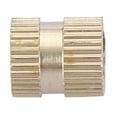 thumbnail image 1 of Threaded Inserts, M6 Brass Cylinder Threaded Inserts For Metal Nut Knurled Insert Knurled Round Molded in Insert Embedded Nuts, 1 of 7