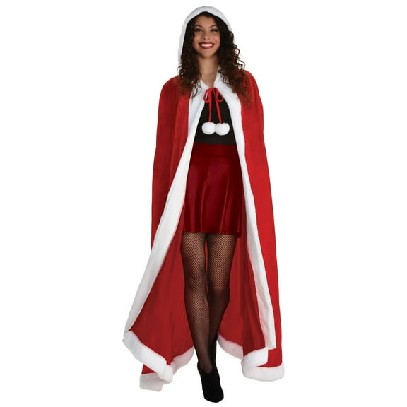 Deluxe Adult Christmas Cape Robe (1ct; One Size) Amscan Brand