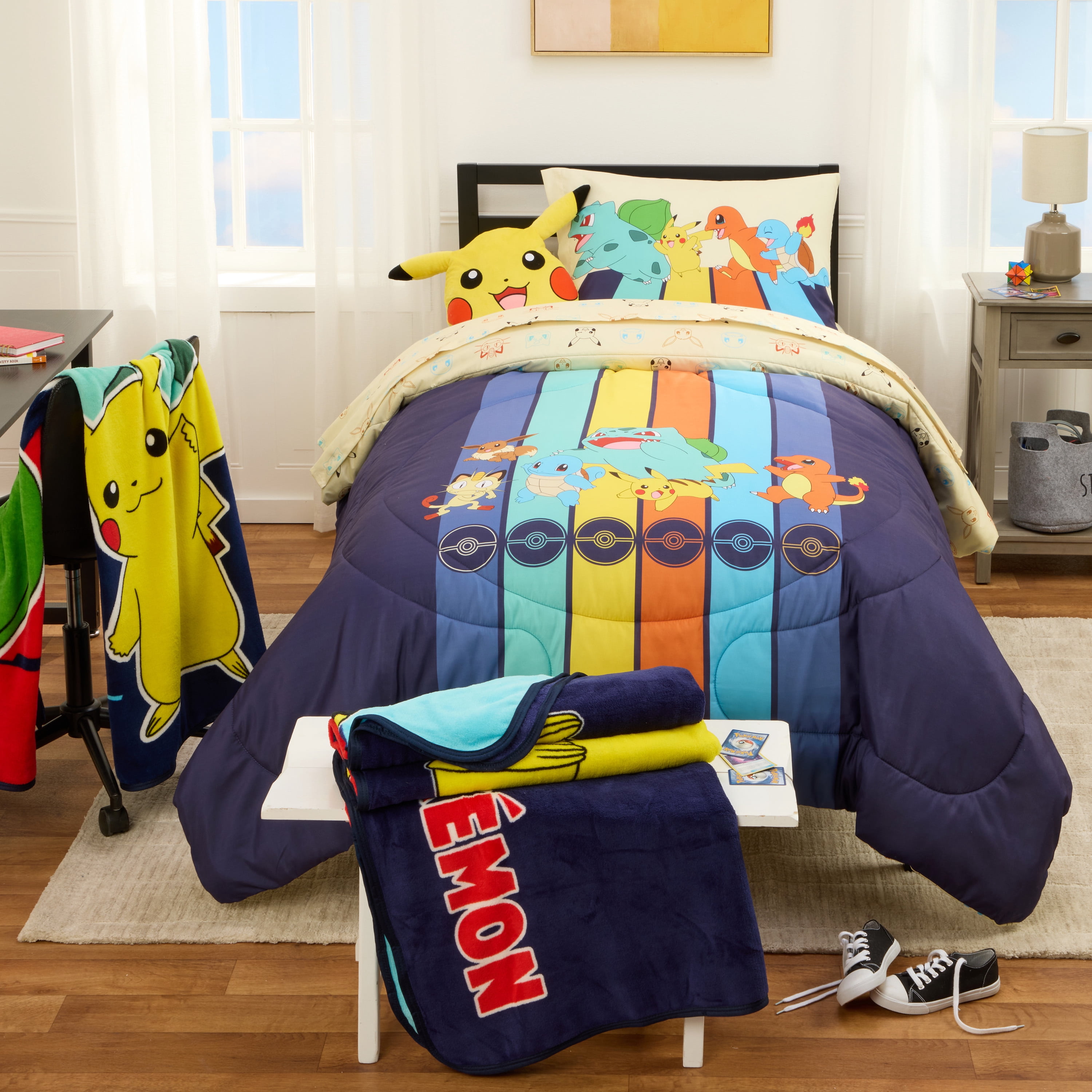 Pokemon Kids 4 Piece Sheet Set, Full