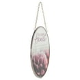 thumbnail image 2 of A Caring Heart Poem Floral Pink 6 x 6 Glass Sun Catcher With Suction Cup, 2 of 3