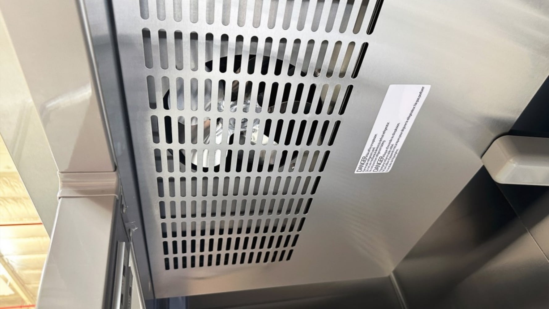 54” Commercial Reach in Refrigerato 47Cu Ft, Double Glass Door, Stainless Steel Fridge, NSF certified