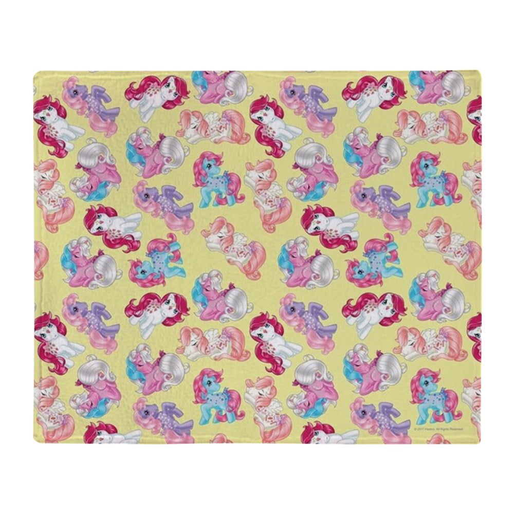 CafePress My Little Pony Retro Three Ponies Fu Throw Blanket Soft