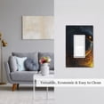 thumbnail image 5 of Fotbe Glowing Snake Dark Forest Print Duplex Receptacle Wall Plate, 1-Gang 5.0" x3.0" Wall Outlet Covers, Dual Outlet Faceplates Covers, Color-matched Screws Included-Style U, 5 of 6