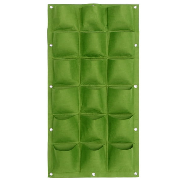 Garden Large Plant Pots Outdoor Plant Pockets Houseplant Planter 33X23X7cm Green