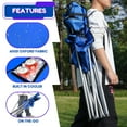 thumbnail image 5 of CozyBox 4 Pack Premium Portable Folding Chairs with Can Cooler and Storage Pocket -[Blue 4 Pack], 5 of 7