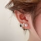 thumbnail image 4 of Pendientes para mujer, regalos para mujer, pendientes de perlas de alta moda para mujer, pendientes de moda, pendientes con personalidad, pendientes, cosa, 4 of 5