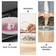 thumbnail image 4 of OFFIGAM 3pcs Reusable Microwave Covers 7.9x7.9x2in Splatter Free Cooking PP Microwave Lid Set, 4 of 10