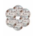 thumbnail image 7 of 13 Inch Round Placemats Set of 6, Country Star Brown Non Slip Heat Insulation PP Table Mats, Vintage Rustic Texas Stars Wooden Washable Place Mats for Kitchen Dining Party Table Decor, 7 of 7