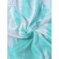 thumbnail image 3 of Gustave Women's Casual Tie Dye Short Dress Crewneck Sleeveless Midi Dresses Summer Loose T Shirt Tank Beach Sundress "Light Green, XL", 3 of 11