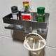 thumbnail image 4 of Kearding Estante de almacenamiento Cesta de almacenamiento multifuncional Soporte de almacenamiento colgante Soporte organizador de baño inoxidable para Almacenamiento y organización del hogar Kearding HA021890-00, 4 of 6