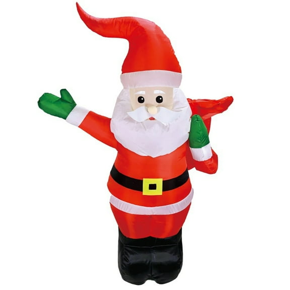 Milue Inflatable Santa Claus Remote Control Toy for Christmas Party Fun and Game