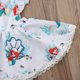 thumbnail image 5 of Vestidos Para BebéS NiñAs Sirena Estampado Sin Espalda Volantes Sin Mangas Vestido De Dibujos Animados XBTCLXEBCO Blanco;6-12 Meses, 5 of 6
