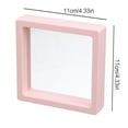 thumbnail image 2 of pitrice Transparent PE Film Jewelry Box Rings Necklace Storage Colorful Protect Stand Multifunctional Presentation Display Case L Pink, 2 of 7