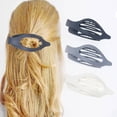 thumbnail image 3 of 5 pinzas para el pelo con forma de pico de pato, planas, ovaladas, de tiburón, para la parte trasera de la cabeza, 3 of 6