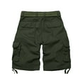 thumbnail image 3 of TRGPSG Men's Cargo Shorts with 6 Pockets Causal Camo Cotton Work Shorts(No Belt),Armygreen 31, 3 of 9