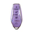 thumbnail image 1 of Cubierta suave automotriz de la llave del coche de TPU para los accesorios teledirigidos del coche de Byd claramente Violeta kusrkot Caso de la cubierta clave, 1 of 8
