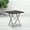 Black, variant on Flash Furniture Commercial Grade 28" Square Black Indoor-Outdoor Steel Folding Patio Table