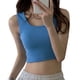 thumbnail image 1 of Camiseta sin mangas de ejercicio ajustada para mujer, Camiseta deportiva sin mangas para mujer Camiseta deportiva sin mangas para mujer Camiseta sin mangas de entrenamiento acanalada para mujer Elaborada por expertos, 1 of 8