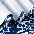 thumbnail image 6 of DriftAway Deer Fawn Flower Forest Blackout Tie Up Curtain for Kitchen Bathroom Small Window Adjustable Tie Up Shade Balloon Rod Pocket Curtain Single 55"L x 39"W Navy, 6 of 9