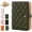 Dark Green, variant on Yifan Portable PU Leather Travel Jewelry Organizer Notebook with Detachable Pages
