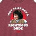 thumbnail image 3 of Ferris Bueller's Day Off - Righteous Dude - Women's Racerback Tank Top, 3 of 5