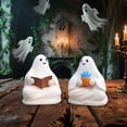 thumbnail image 2 of Mom's Best luces de lectura fantasma, letreros de mesa de Halloween, 2 of 5