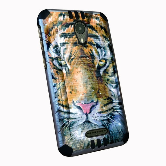 DALUX Combat Phone Case Compatible with Cricket Vision 2 U304AC (2020) - Dominant Tiger