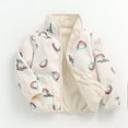 thumbnail image 3 of Kids Flee Jacket Fall/Winter Warm Zip Coat Cardigan Unisex Gift For Children, 3 of 5