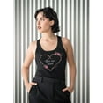 thumbnail image 2 of "you Are Loved" Heart Wreath Tank Women -Image by Shutterstock, Female XX-Large, 2 of 4