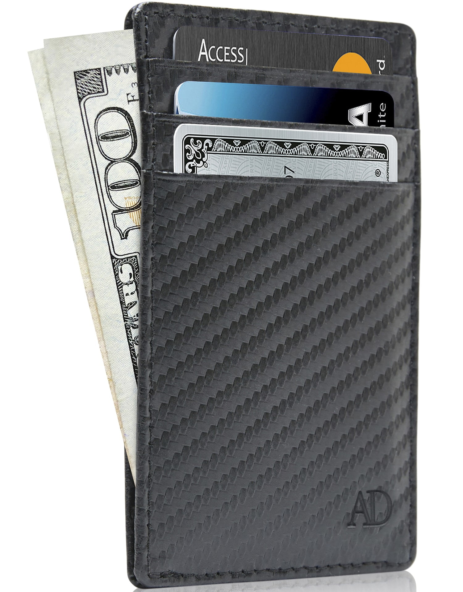 Slim Minimalist Wallets For Men & Women - Genuine Leather Credit Card