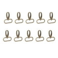 thumbnail image 3 of 10PCS Keychain Hook 360° Rotation Fine Workmanship Rotating Hook Clamp Keychain ClipBronze, 3 of 14