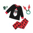thumbnail image 4 of Maoww Ensemble de Pyjamas de Noël pour la Famille Haut à Col Rond Pantalon Tenue de Nuit Vêtement de Nuit Enfant, 4 of 7