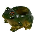 thumbnail image 5 of Worgeous Ceramic Frog Frogs Shape Flower Pot Green 1Set, 5 of 8