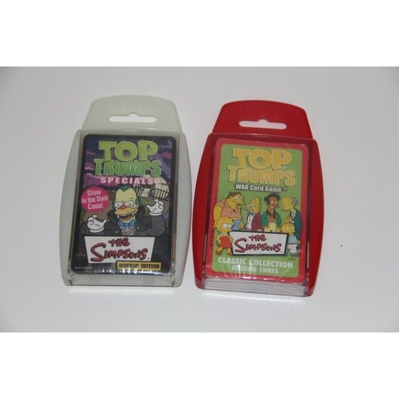 Top Trumps Card Game - Simpsons 2 Pack - Volume 3 and Simsons Horror