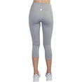 thumbnail image 3 of Pantalones deportivos de compresión Reebok Highrise Capri para mujer gris grande, 3 of 3