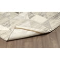 thumbnail image 4 of 6' x 9' Geometric Modern Contemporary Grey Cream Rug, 4 of 6