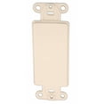 thumbnail image 1 of Placa adaptadora Leviton Decora 80414-T de plástico color almendra claro, 1 of 1