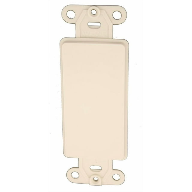 Placa adaptadora Leviton Decora 80414-T de plástico color almendra claro