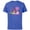 Royal Heather, variant on Disney Mickey & Friends Minnie & Daisy Holiday Cheer - Short Sleeve Cotton T-Shirt for Adults - Customized-Black