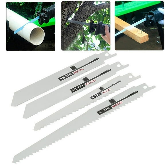 1Pc Reciprocating Saw Blade Multi Saw 6/18TPI 150/200mm For Metal Wood Cutting Tools Woodworking Cutter Tool Accessories