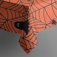 thumbnail image 5 of Halloween Spider Web Silhouette Pattern Square Tablecloth,Waterproof Square Table Cover,Wipeable Spillproof Washable Table Cover for Home Kitchen Party Decor 52"x52"(132x132cm), 5 of 6