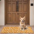 thumbnail image 4 of Yellow Puppy Dog Food Footprints Door Rugs,Washable Non Slip Door Mats Indoor,Decorative Door Mats,Entry Mat Indoor for Entrance,Bedroom,Kitchen,Bathroom,16"x47", 4 of 6