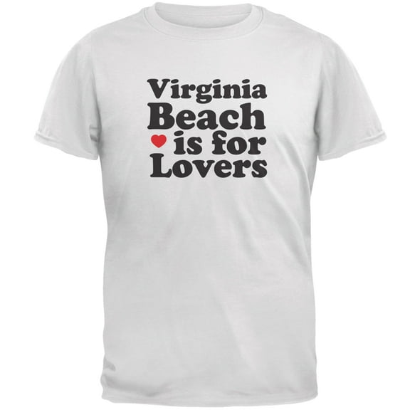 Old Glory Mens Virginia Beach Is For Lovers Short Sleeve Graphic T Shirt