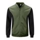 thumbnail image 5 of pstuiky camisa de manga larga para hombre, Chaqueta con capucha y cremallera alta de manga larga con bloques de color para hombre Tops de hombre xxl, 5 of 9