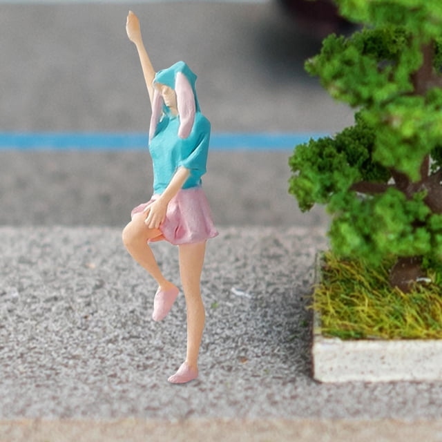 Diorama Figura Personas de La Calle CUTICAT Modelo Resina Escena en Miniatura